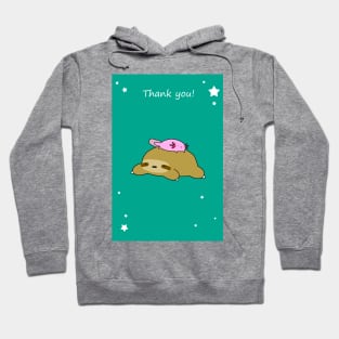 Thank You - Sloth and Axolotl Hoodie